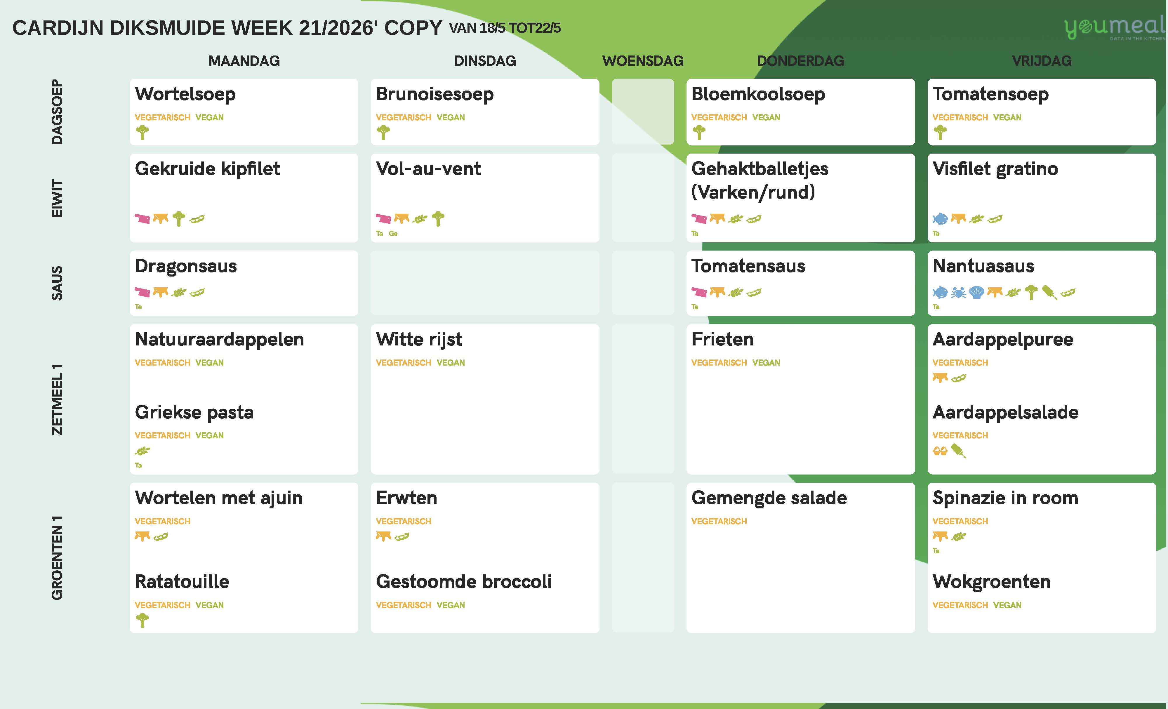 Schoolmenu week 21